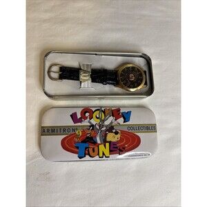Vintage‎ 90's Looney Tunes Tasmanian Devil Watch Armitron Untested Dead battery